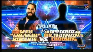 WWE WRESTLEMANIA 38 updated moving match card  #2 (+important matches)