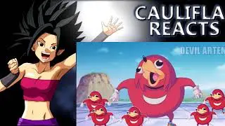 Caulifla Reacts To Perfect Cell Vs Ugandan Knuckles Pt  2