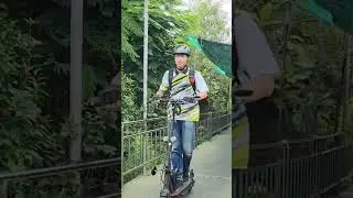 Monowheel Segway Ninebot TAT trip at Bangkrachao Sat 6 July 2024  Low Carbon eco travel