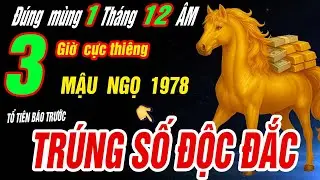 TRÚNG SỐ ĐỘC ĐẮC Tuổi MẬU NGỌ 1978 NHẬN VẬN MAY CỰC ĐỎ- thắp hương 3 giờ này ngày mùng 1/12 âm