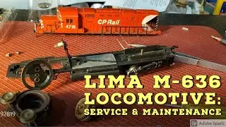 Servicing a LIMA M 636 Locomotive