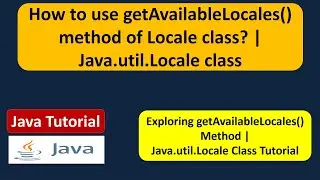 How to use getAvailableLocales() method of Locale class? | Java.util.Locale class