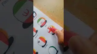 Drawing flag Georgia#shorts #art #drawing