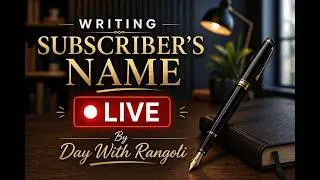Sand Art Name | 8 - 1 - 2026 | Part - 2 | Sand Calligraphy | Writing Name | Write Your Name Below ✍️