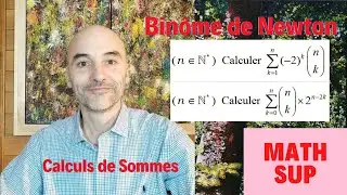 12-Utilisation du Bin&ocirc;me de Newton (Math Sup)
