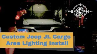 Custom Jeep JL Cargo Area Lighting Install
