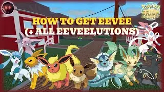 How to get EEVEE and ALL EEVEELUTIONS in Pokemon Brick Bronze | Roria Conquest! [Roblox]
