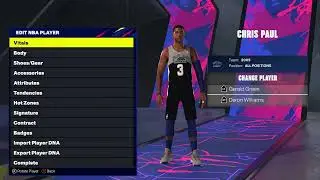 NBA 2K25 Roster Project Draft Class Teams Roster Overview Pt. 1 (96-15) Team Logo and Jerseys Reveal