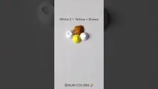 How to Mix Mustard Yellow | Easy Color Mixing Tutorial