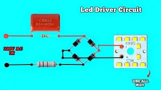 How To Make Led Driver Circuit || Use IN4007 Diode / 3W 6W 9W 12W 24W 48W Mcpcb use