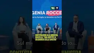 Contestazioni alla ministra #Roccella: 