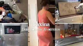 FAXINA DE DOIS DIAS EM 20 MINUTOS.