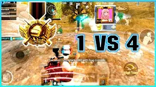 Zero Damage 1v4 Against a Girl Conqueror Squad#pubgmobile #Shorts #mortal #fatalfragpubg #Shortvideo