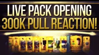 FIFA 14 - INCREDIBLE PACK! 300K PULL! LIVE REACTION!