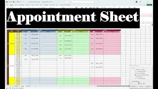 Create Appointment Sheet in Excel | Full Tutorial | Easy & Automatic