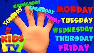 Weekday Finger Family | 3D Baby Songs | Nursery Rhymes For Toddlers | Cartoons by Kids Tv