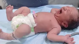 Newborn First Check-Up After Birth | First Feeding Trial & Parent Education#nicucare #cutebaby 