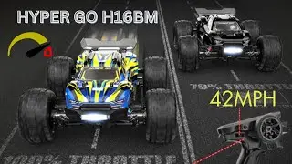 HYPER GO H16BM Max 42mph Electric Off-Road | RTR Brushless Fast RC Cars for Adults