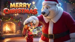 Merry Christmas from Zootopia! 🎄 Fiin Meets the Giant Polar Bear Santa 🎅🐻