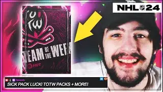 SICK PACK LUCK! HUGE TOTW CHOICE PACK + MORE IN NHL 24 HUT