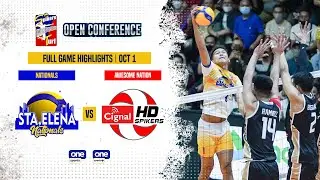 Sta. Elena-NU vs. Cignal highlights | 2022 Spikers' Turf Open Conference - October 1, 2022
