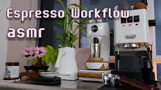 Espresso workflow asmr (gaggia classic pro evo and niche zero)