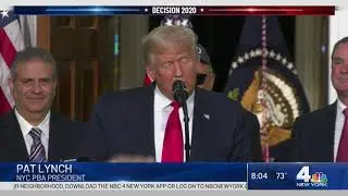 New York's Largest Police Union Endorses President Trump