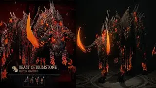 Beast of Brimstone Cat Armor Set! | Diablo 4 Cosmetic Showcase!