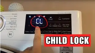 LG Tumble Dryer How To Child Lock   Unlock