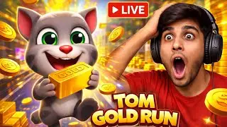 TOM GOLD RUN LIVE 🔴 | Crazy Chase Gameplay | Non Stop Action! DAY 1