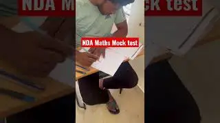 NDA Maths Mock Test #army #defence #india #sainik #afcat #nda #nda12023 #ndapreparation #ndamaths