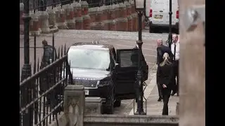 RAW: Prince Harry arrives for trial in London