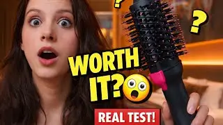  I Tried Hot Air Brush for Hair 😍 | Real Results & Review