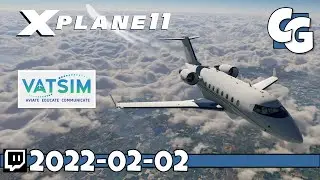 Chicago to Minneapolis - VATSIM + CL650 - VOD - 2022-02-02