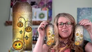 A Pumpkin Tag by Tracey Dutton - A Lavinia Stamps Tutorial