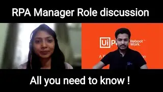 RPA Manager | Managers Role & Responsibility discussion | Discussion session by Nikhilesh
