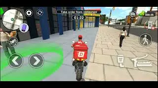 Food Delivery Game , deliver With Super Bike| Food Delivery Game Simulator | #gaming #gameplay