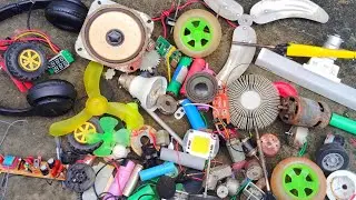 how to makedc amazing new ideas from scrap / and opening toys /#truck dump dcfan / light repair.....