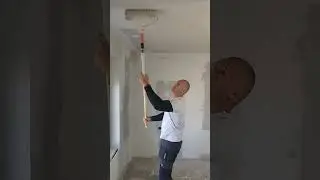Шпакловане с валяк и нож #шпакловка