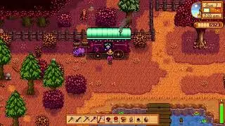 Visiting the Traveling Cart in Stardew Valley