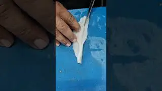 Method of cleaning and cutting Bombil #bombilfry #bombayduckfish #food #seafood #chefrakesh #recipe