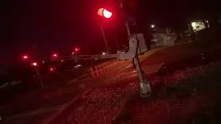 Southbound Amtrak Texas eagle 21 train at Mathews lane in South Austin Texas on 12/31/25