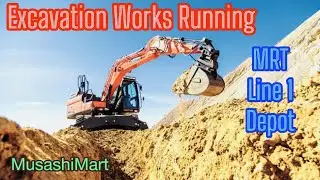 MRT line One Depot Excavation Works Running@MusashiMart Equipment Spare Parts Available |#MBJ #viral