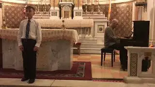 Anthony Mattson sings a Tribute song to Fathers at a Music & Voices concert 2017