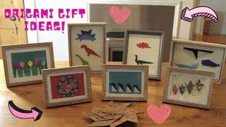 Origami Gift Ideas| Origami picture frame gift ideas| Twins O and A| Origami frames |