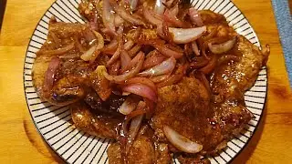 香煎黑椒汁豬扒Panfried Pork Chop in Black Pepper Sauce