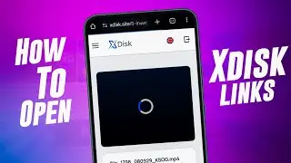 How to open xdisk link | xdisk link kaise open kre