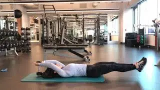 Dumbbell Double Crunch