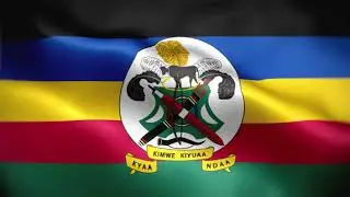 Machakos County Flag Waving Animation