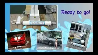Boat and RV portable Water Softener & Filter - The Ultimate Complete Filter & Softener System